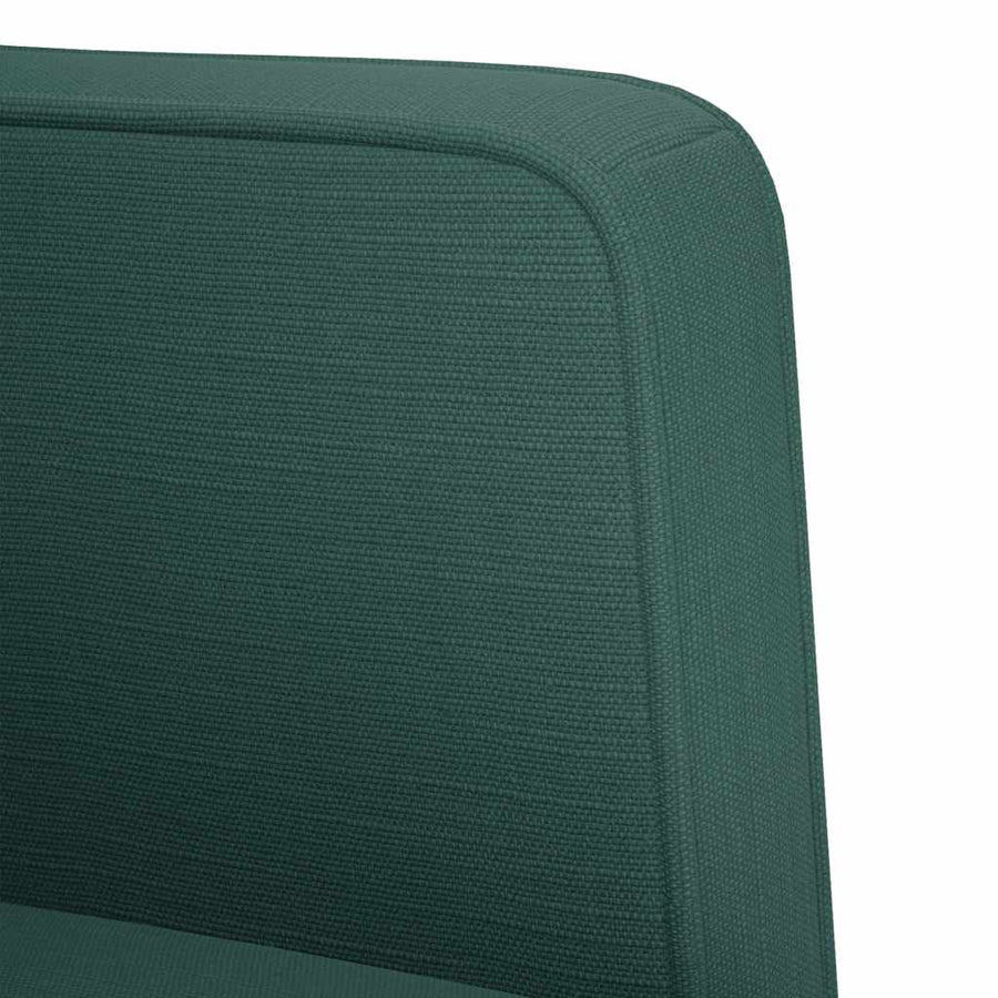 Fauteuil met armleuningen Donkergroen 53 cm Stof