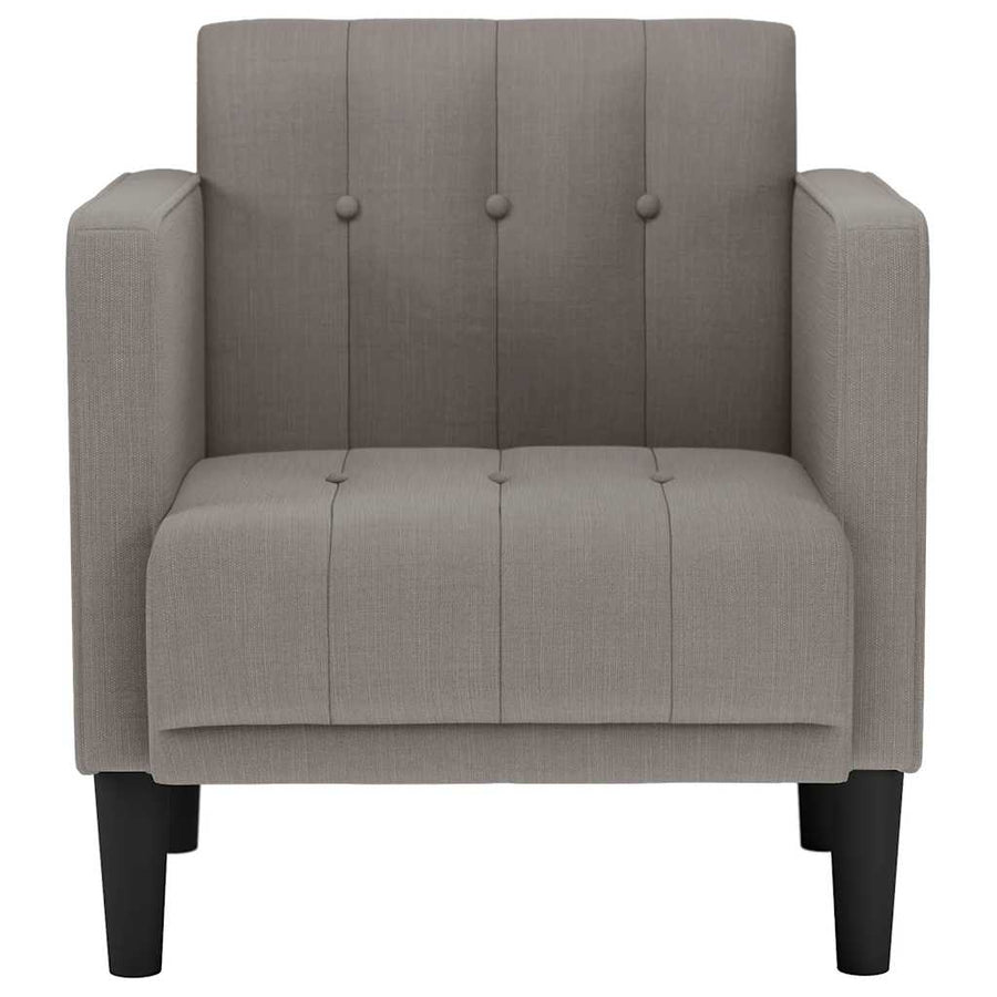 Fauteuil met armleuningen Taupe 53 cm Stof