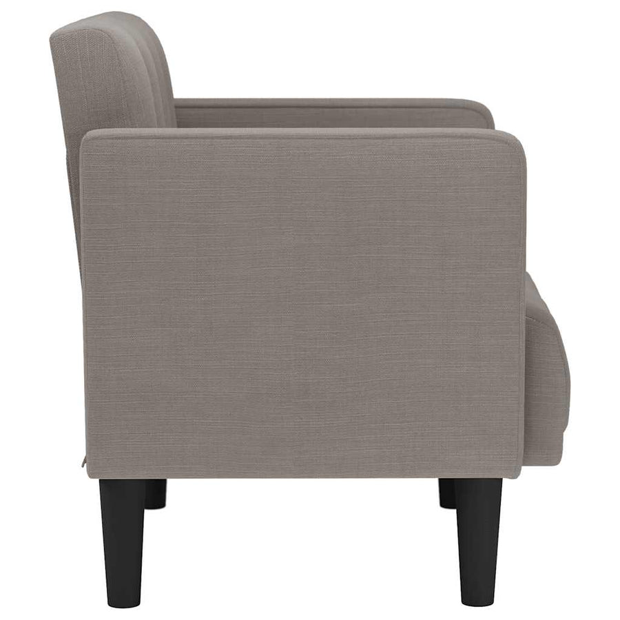 Fauteuil met armleuningen Taupe 53 cm Stof