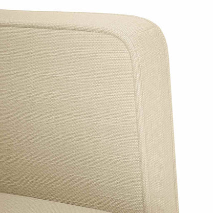 Fauteuil met armleuningen Crème 53 cm Stof