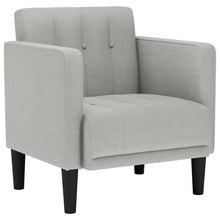 Fauteuil met armleuningen Wolkengrijs 53 cm Stof