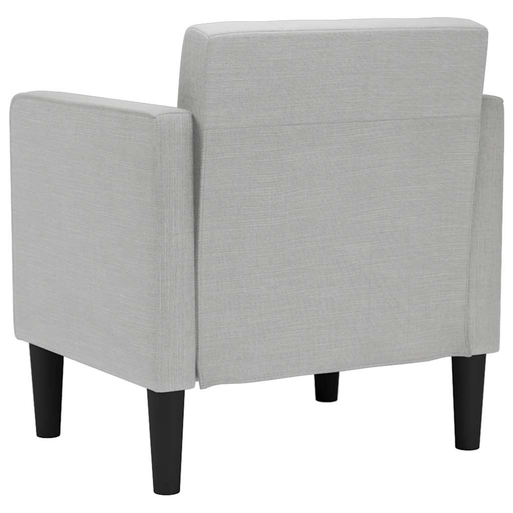 Fauteuil met armleuningen Wolkengrijs 53 cm Stof