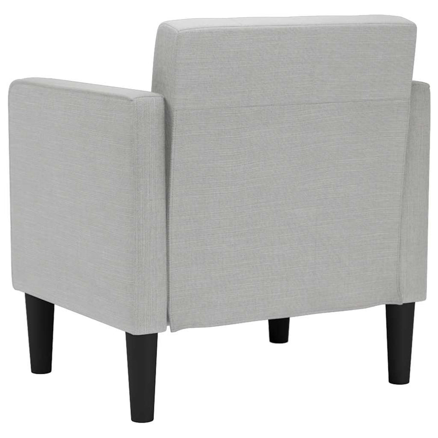 Fauteuil met armleuningen Wolkengrijs 53 cm Stof