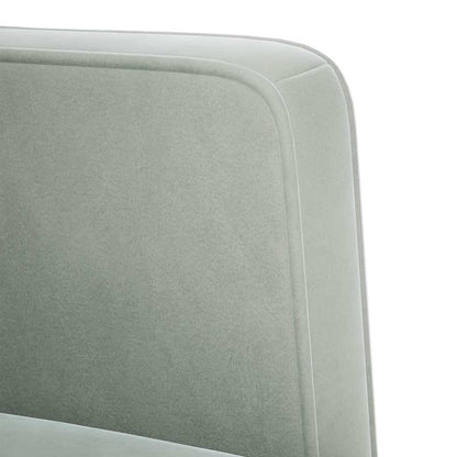 Fauteuil met armleuningen Lichtgrijs 53 cm Fluweel