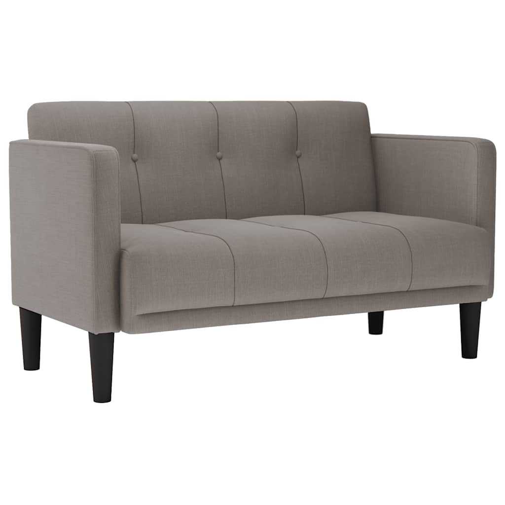 Loveseat Bank Taupe 111 cm Stof