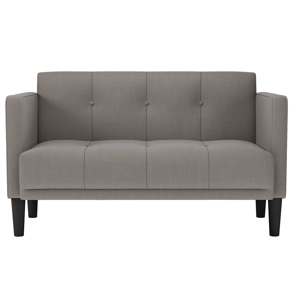Loveseat Bank Taupe 111 cm Stof