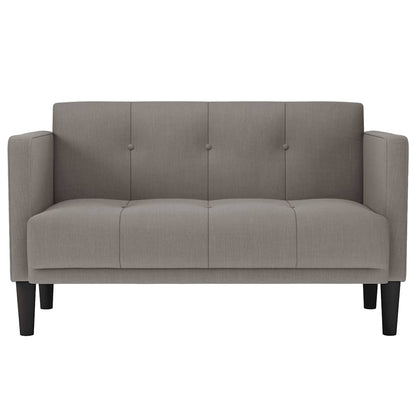 Loveseat Bank Taupe 111 cm Stof
