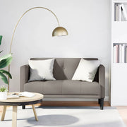 Loveseat bank 111 cm taupe stof