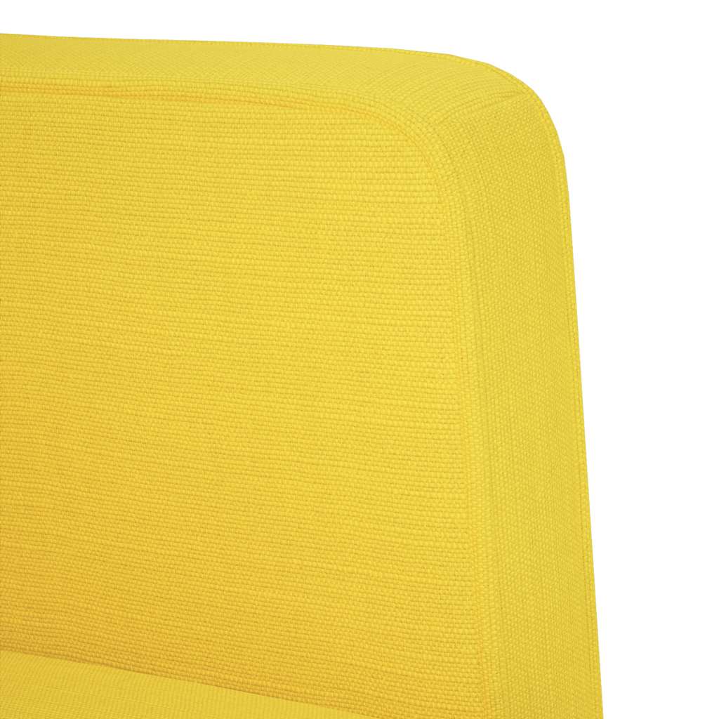 Loveseat bank geel 111 cm stof