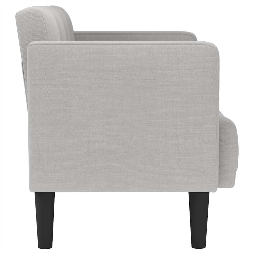 Loveseat bank wolkengrijs 111 cm stof