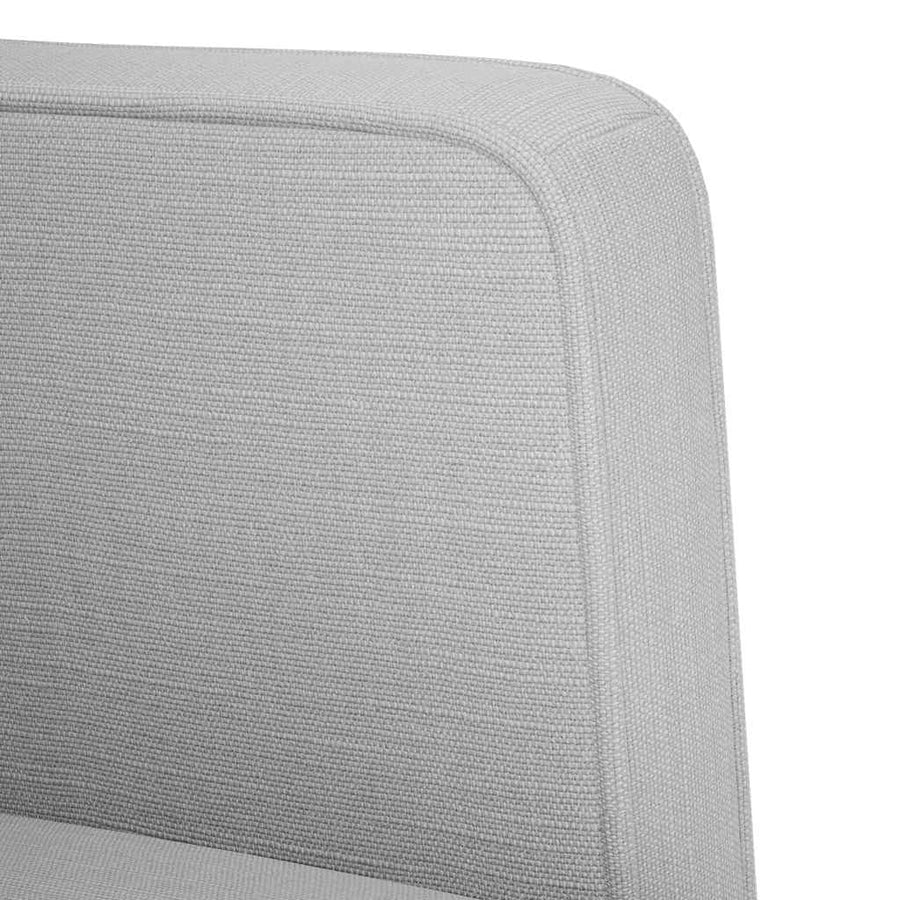 Loveseat bank wolkengrijs 111 cm stof