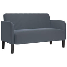 Loveseat Bank 109 Cm Fluweel Donkergrijs
