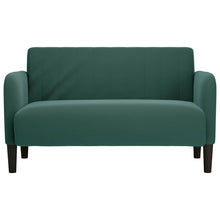 Loveseat Bank 109 Cm Fluweel Donkergroen