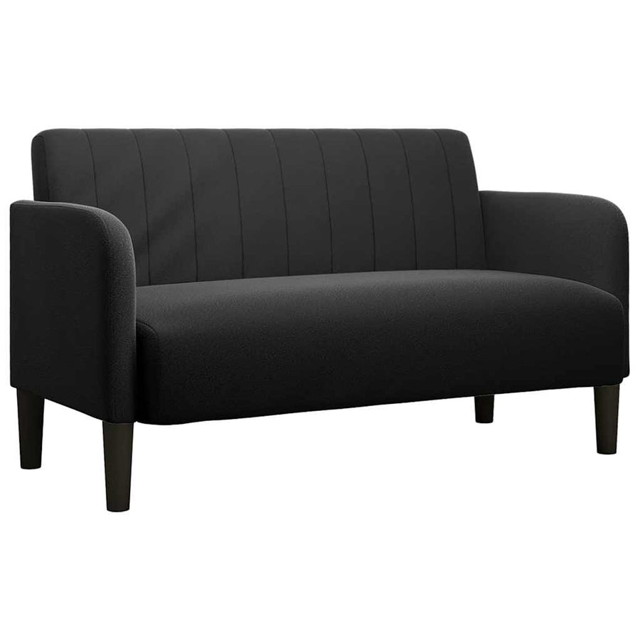 Loveseat Bank 109 Cm Fluweel Zwart