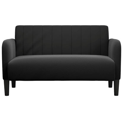 Loveseat Bank 109 Cm Fluweel Zwart