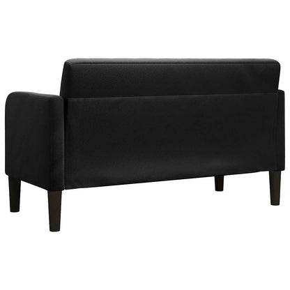 Loveseat Bank 109 Cm Fluweel Zwart