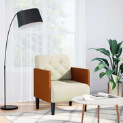 Fauteuil crème fluweel 55 cm