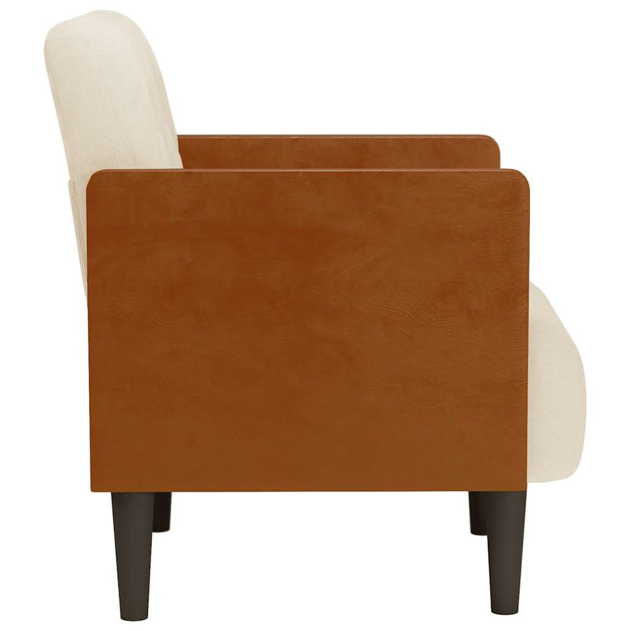 Fauteuil met armleuningen 55 cm Linnen