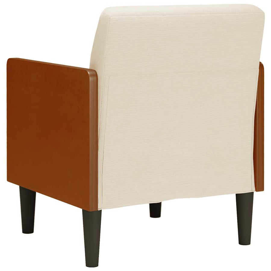 Fauteuil met armleuningen 55 cm Linnen
