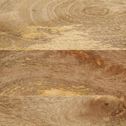 Nachtkastje 40x33,5x46 cm massief ruw mangohout zwart