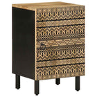Bathroom cabinet 38x33.5x58 cm solid mango wood