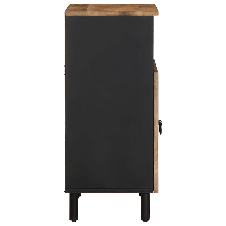 Dressoir 60x33,5x75 cm massief ruw mangohout