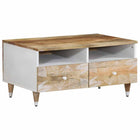 Coffee table 80x54x40 cm solid mango wood
