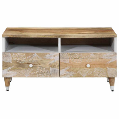Salontafel 80x54x40 cm massief mangohout