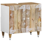 Vanity Cabinet 62x33x58 cm Solid Mango Wood