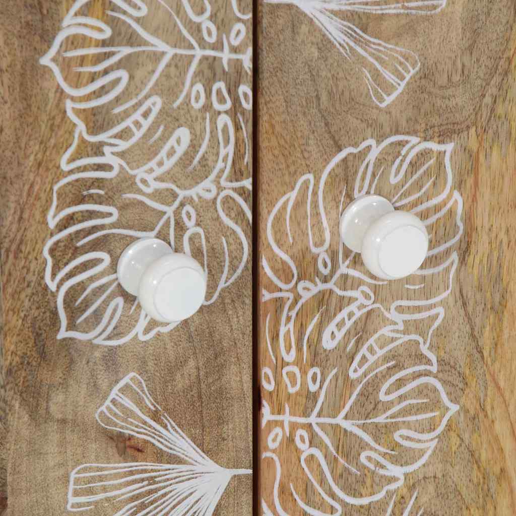 Wastafelkast 62x33x58 cm massief mangohout