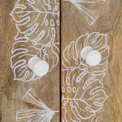 Wastafelkast 62x33x58 cm massief mangohout