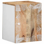Bathroom wall cabinet 38x33.5x48 cm solid mango wood
