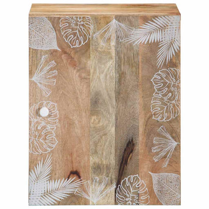Badkamerwandkast 38x33,5x48 cm massief mangohout