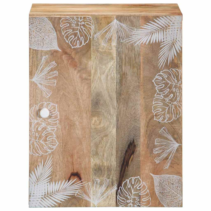 Badkamerwandkast 38x33,5x48 cm massief mangohout