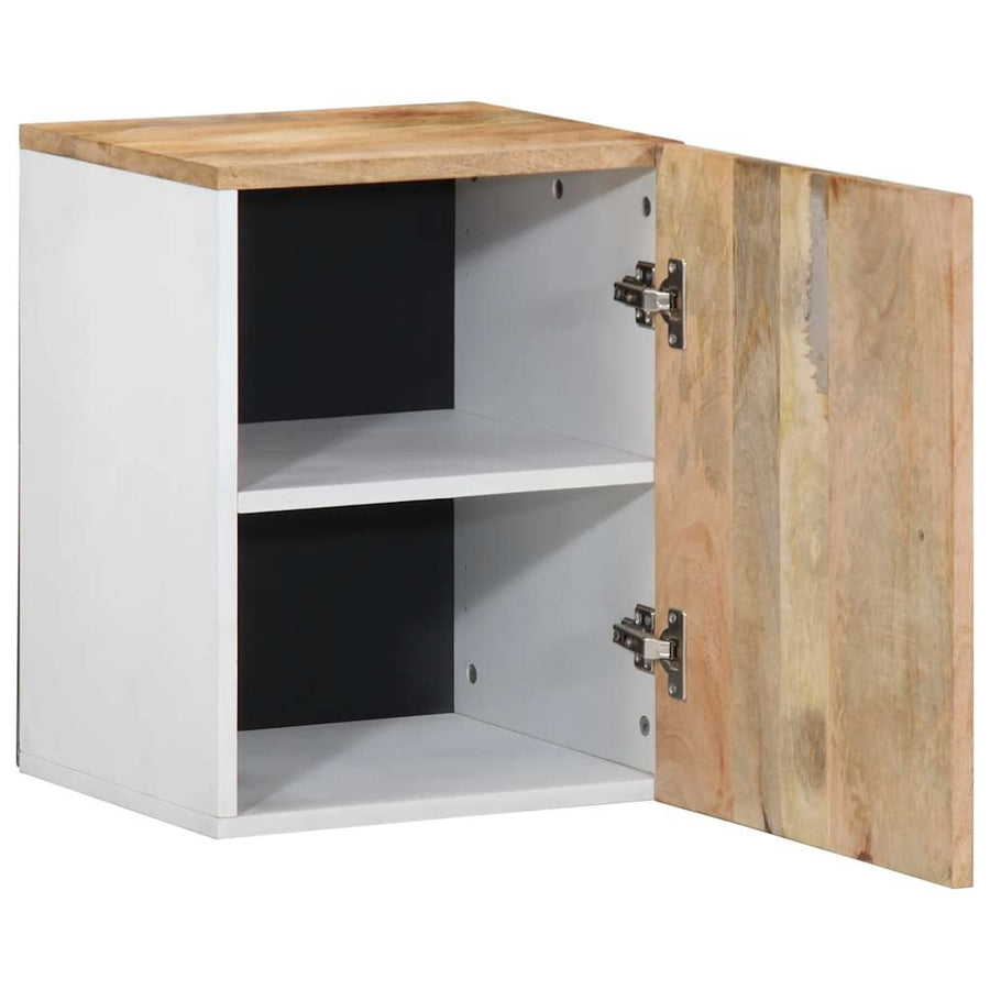 Badkamerwandkast 38x33,5x48 cm massief mangohout