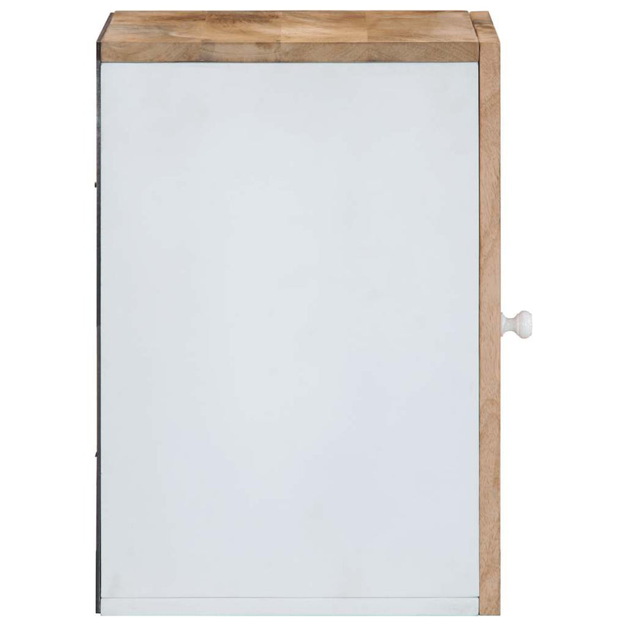 Badkamerwandkast 38x33,5x48 cm massief mangohout