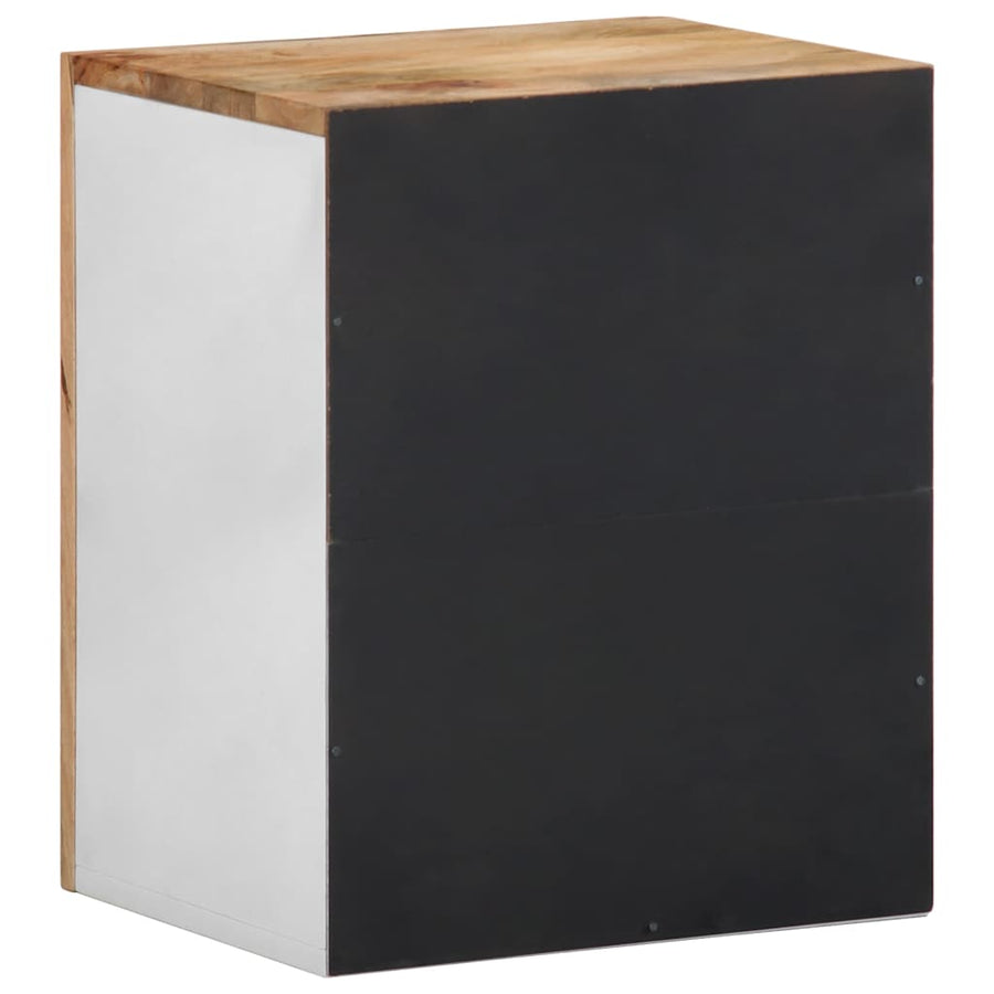 Badkamerwandkast 38x33,5x48 cm massief mangohout