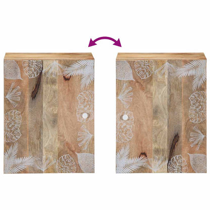 Badkamerwandkast 38x33,5x48 cm massief mangohout