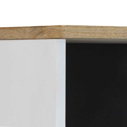 Badkamerkast 38x33,5x160 cm massief mangohout