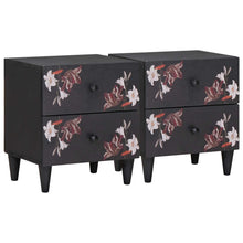 Nachtkastje 2 pcs Bruin 40 x 33,5 x 46 cm Massief Mango Hout
