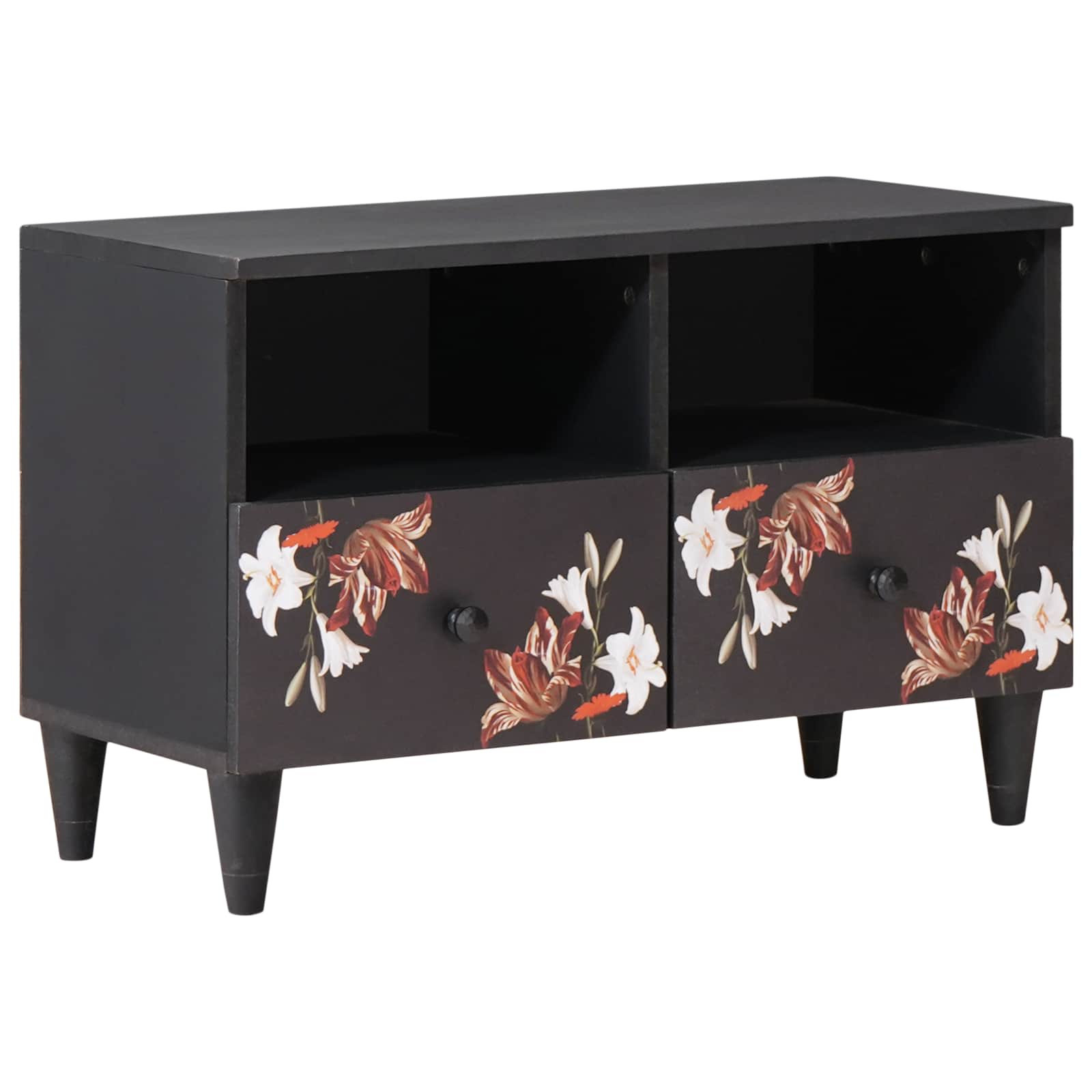 Opslagkasten Multikleur 70 x 33,5 x 46 cm Massief Mango Hout