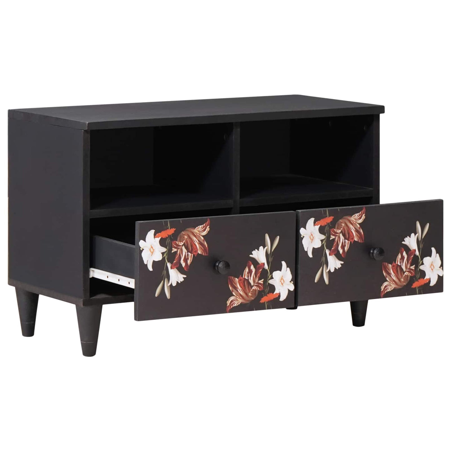 Opslagkasten Multikleur 70 x 33,5 x 46 cm Massief Mango Hout