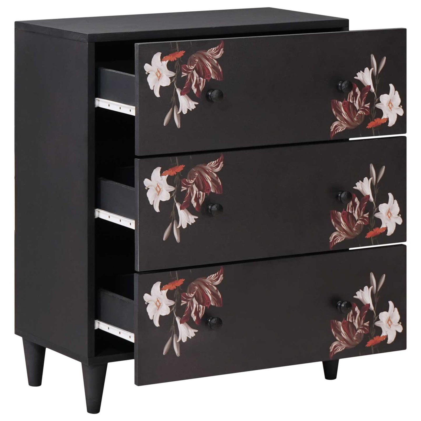 Opslagkasten Multikleur 60 x 33,5 x 75 cm Massief Mango Hout