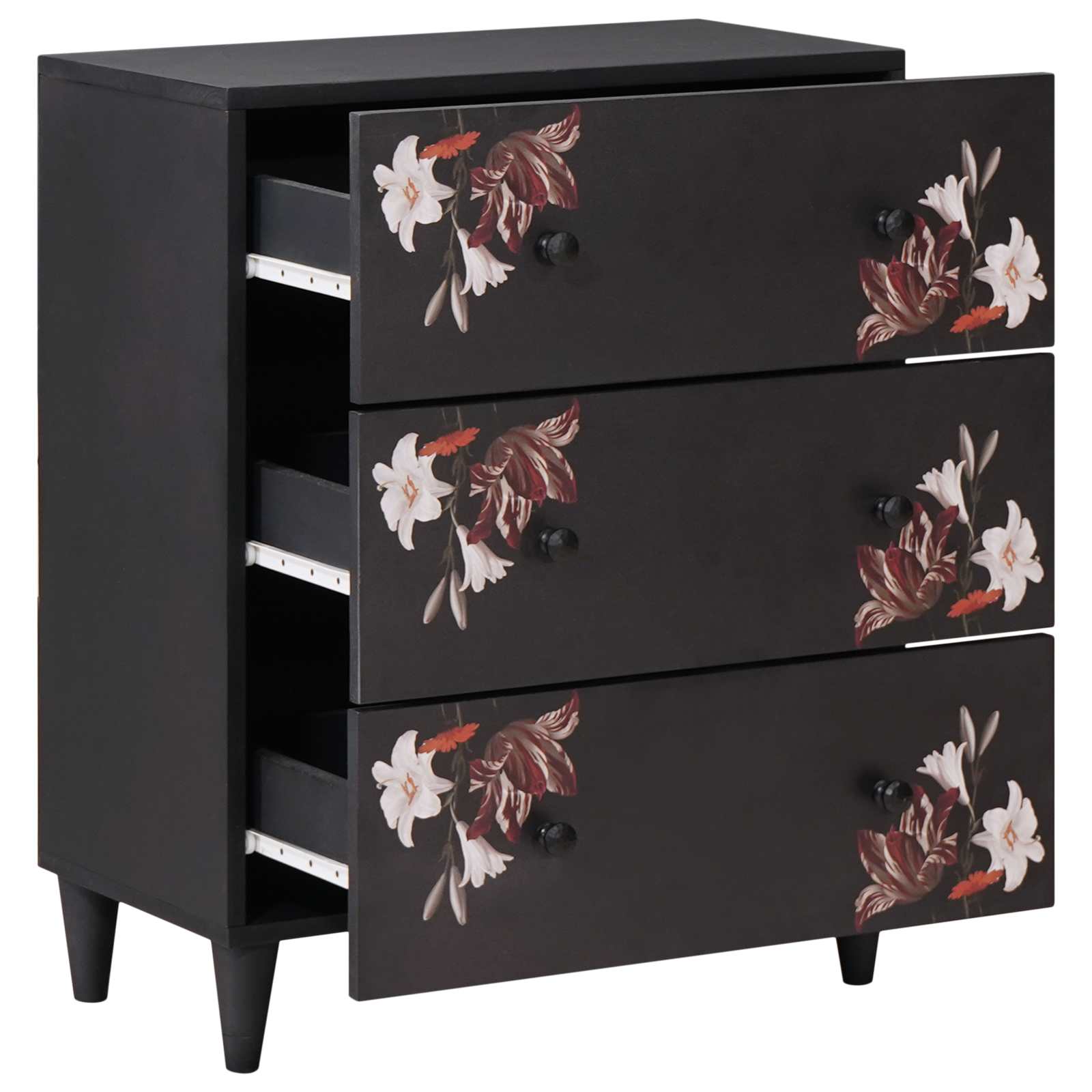 Opslagkasten Multikleur 60 x 33,5 x 75 cm Massief Mango Hout