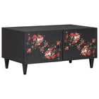 Salontafel 80x50x40 cm massief mangohout multikleur