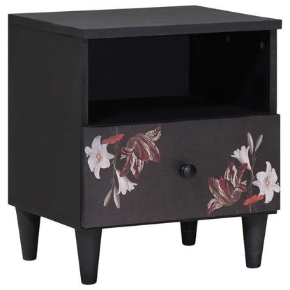 Nachtkastje met lade Bruin 40 x 33 x 46 cm Massief Mango Hout