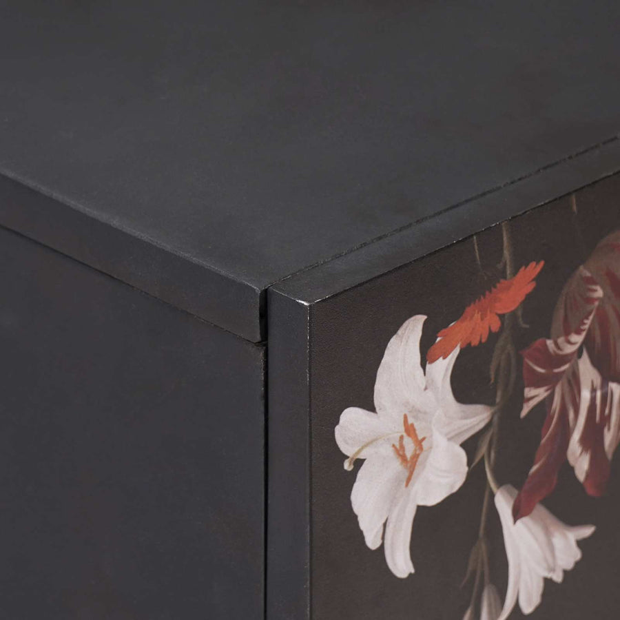 Nachtkastje Multikleur 50 x 33 x 60 cm Massief Mango Hout