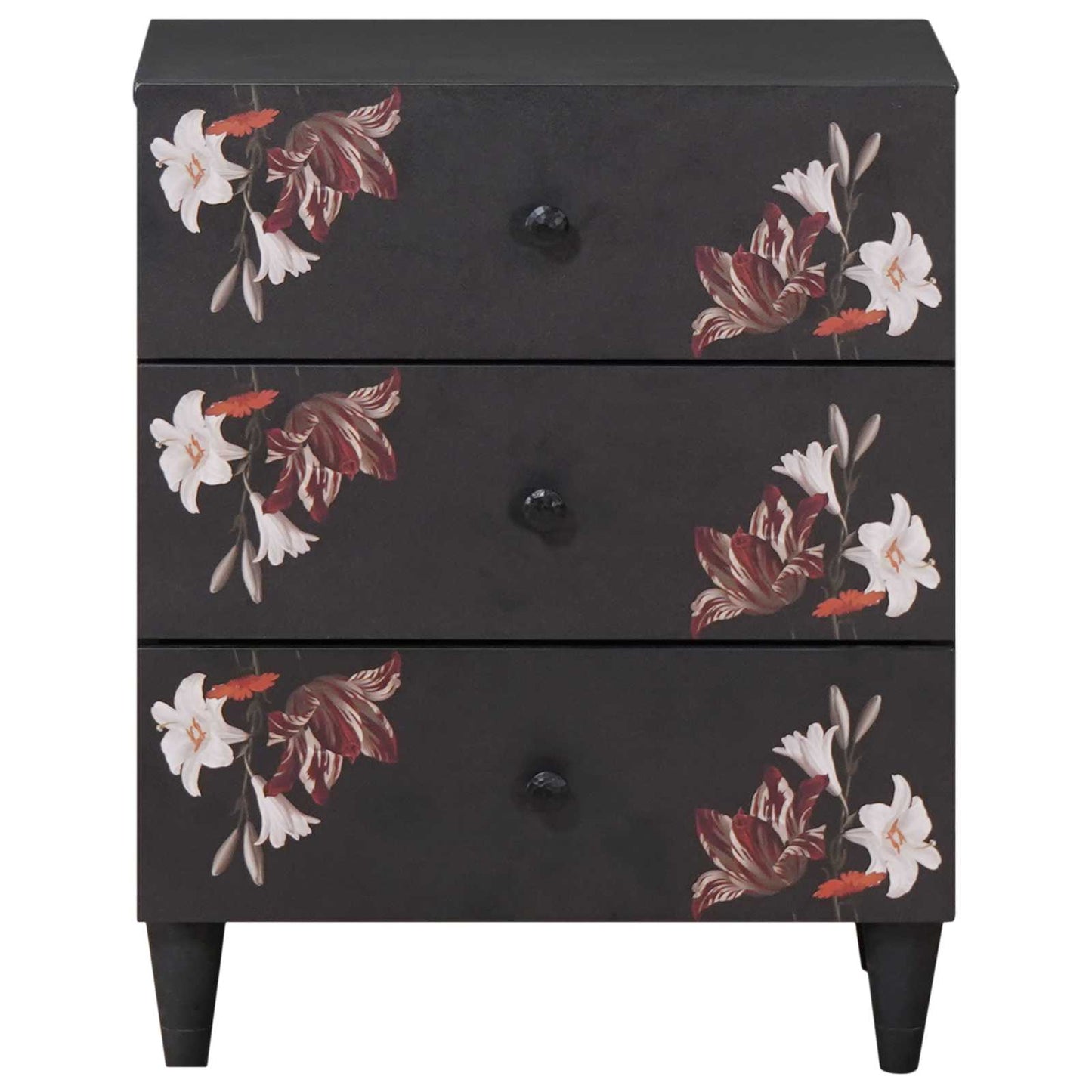 Nachtkastje Multikleur 50 x 33 x 60 cm Massief Mango Hout
