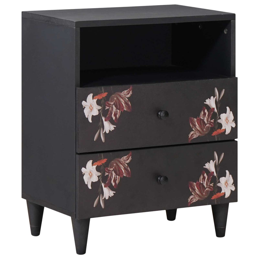 Nachtkastje Multikleur 50 x 33 x 60 cm Massief Mango Hout