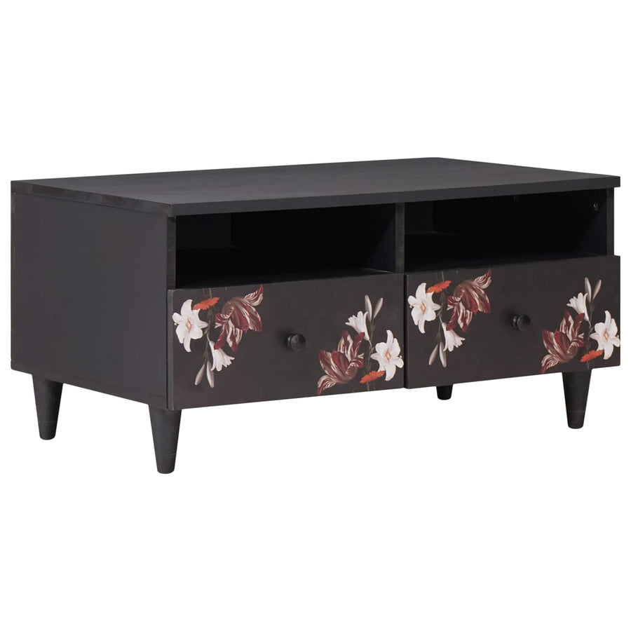 Salontafel Multikleur 80 x 54 x 40 cm Massief Mango Hout